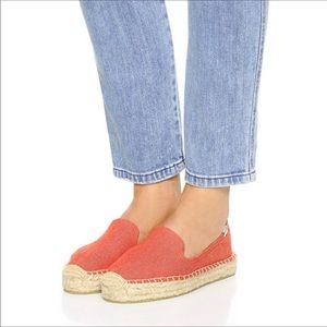 Soludos-canvas platform smoking slipper espadrille